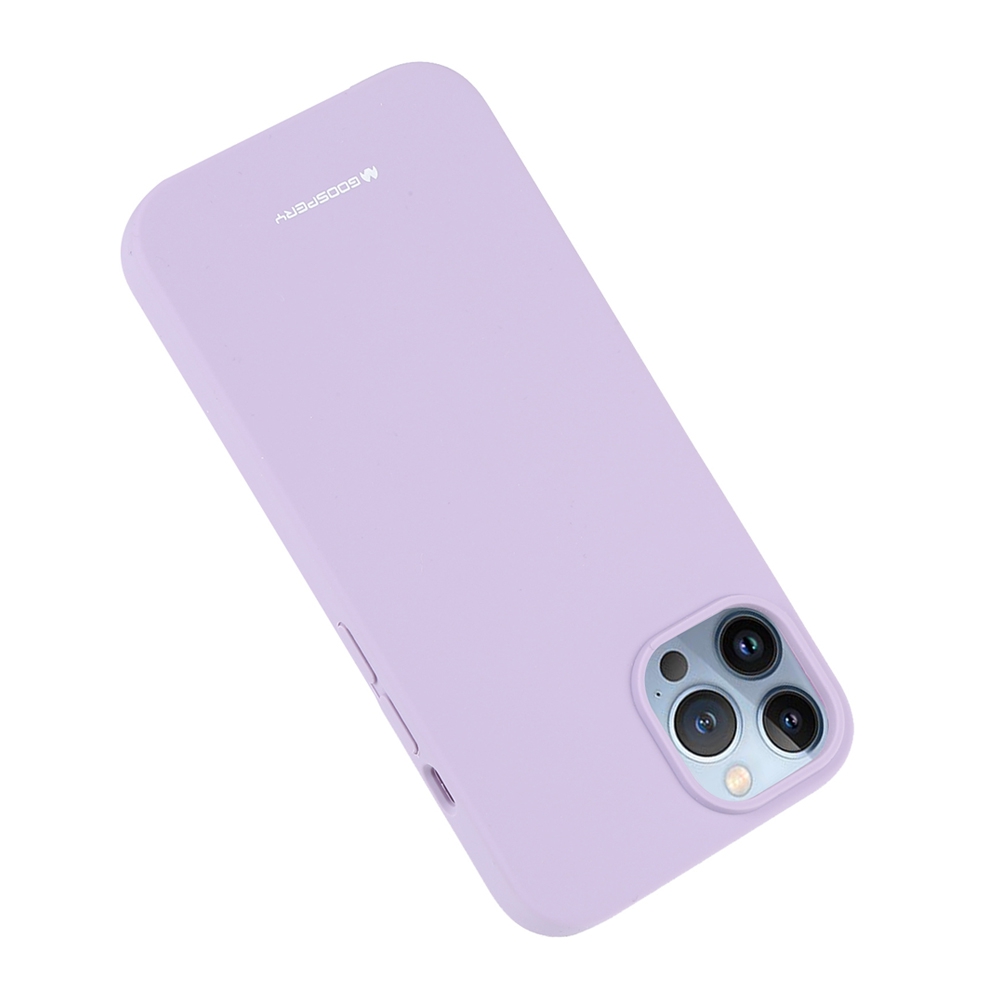 Mercury Silicone Cover Case for iPhone 16 Pro-Red