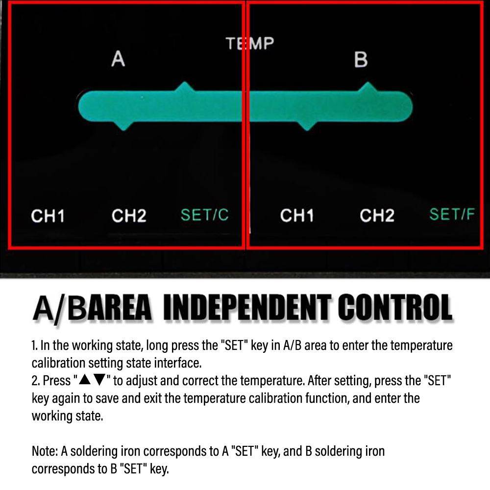 SUGON T3602 2 in 1 Soldering Iron Station Welding Station with 2 Soldering Handle
