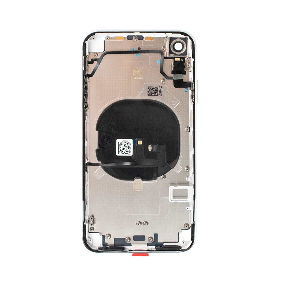 Rear Housing with Small Parts for iPhone XR (PULL-A)-White