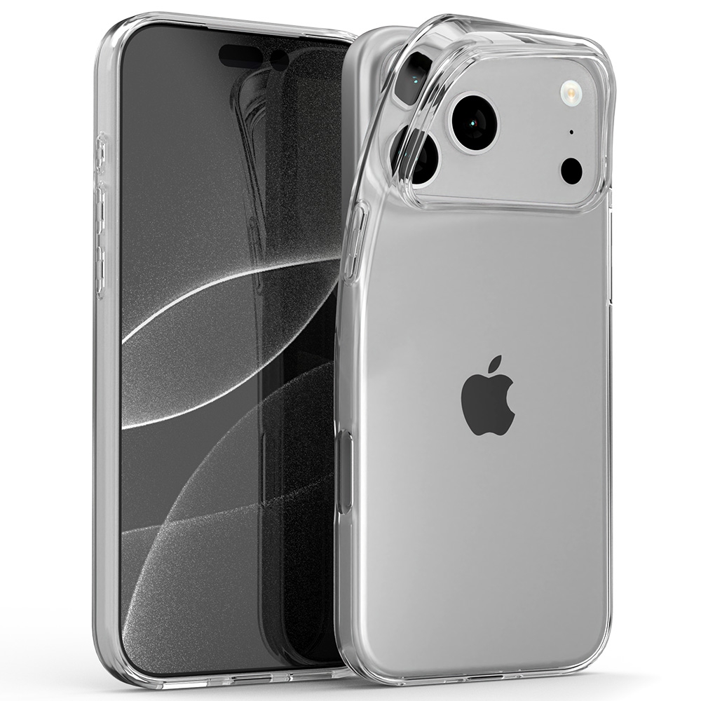 iPhone 17 Pro Max Mercury Transparent Pearl Jelly Case Cover 