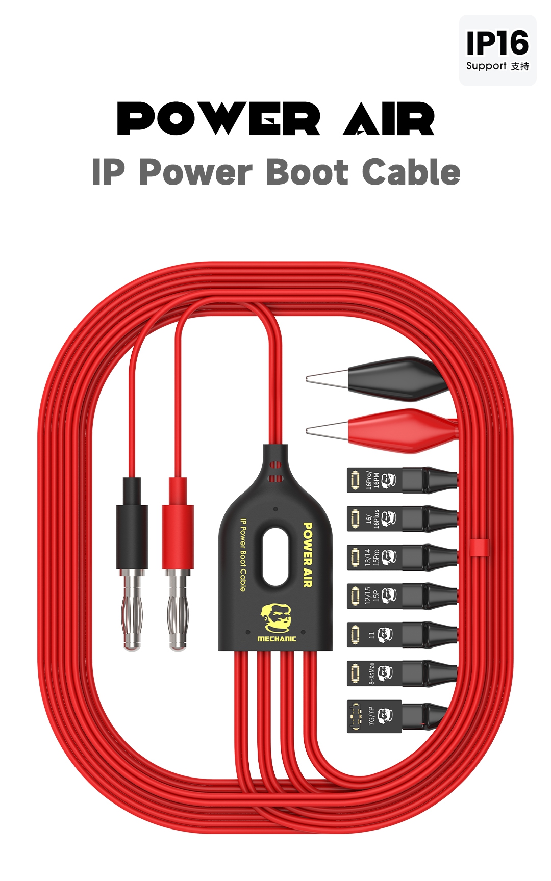 Mechanic Power Air IP Power Boot Cable for iPhone 7-17 Pro Max