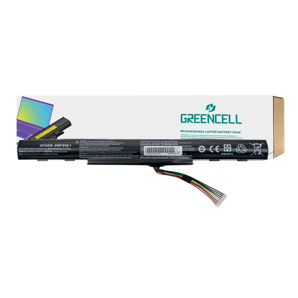 Greencell Battery AS16A5K*Acer Aspire E15 E5-553 E5-553G E5-575 E5-575G F15 F5-573 F5-573G