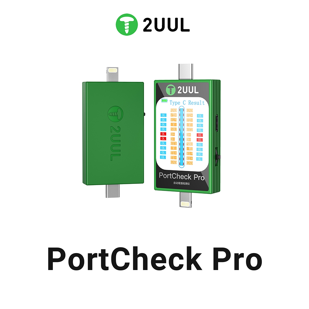 2UUl PW31 PortCheck Pro 5V / 2A Type-C / Lighting Interface Automatic Tail Plug Detector