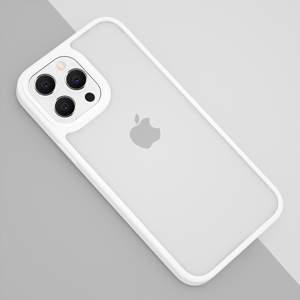 Candy Color Shockproof Hybrid Bumper Case Cover for iPhone 13-Blue