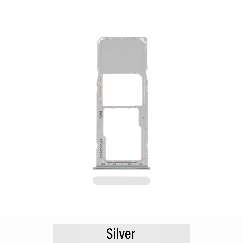 Single SIM Card Tray for Samsung Galaxy A20 A205F / A30 A305F / A50 A505F-Silver