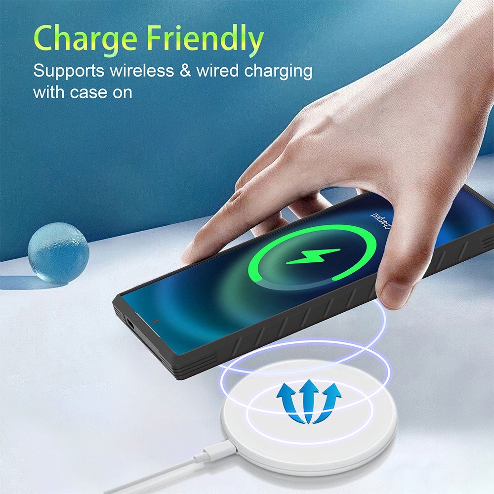 Re-Define Shield Shockproof Heavy Duty Armor Magsafe Case for Samsung Galaxy S24 Ultra-Iridescent