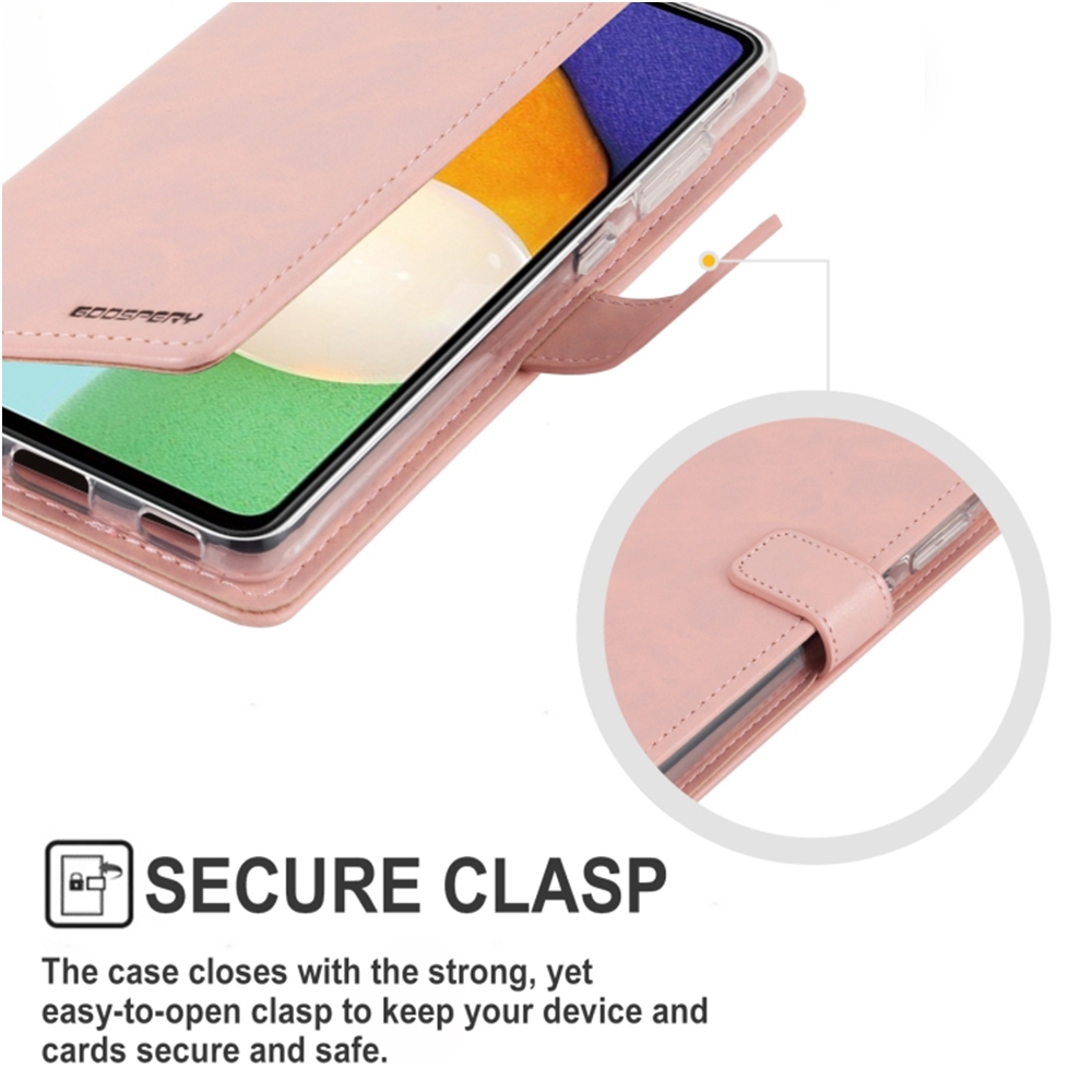 Mercury Blue Moon Diary Cover Case for Samsung Galaxy A73 5G-HotPink