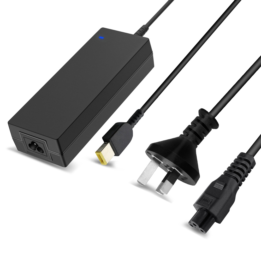 Laptop Power Adapter For Lenovo LO135200USB-Black (Lenovo Slim Tip)