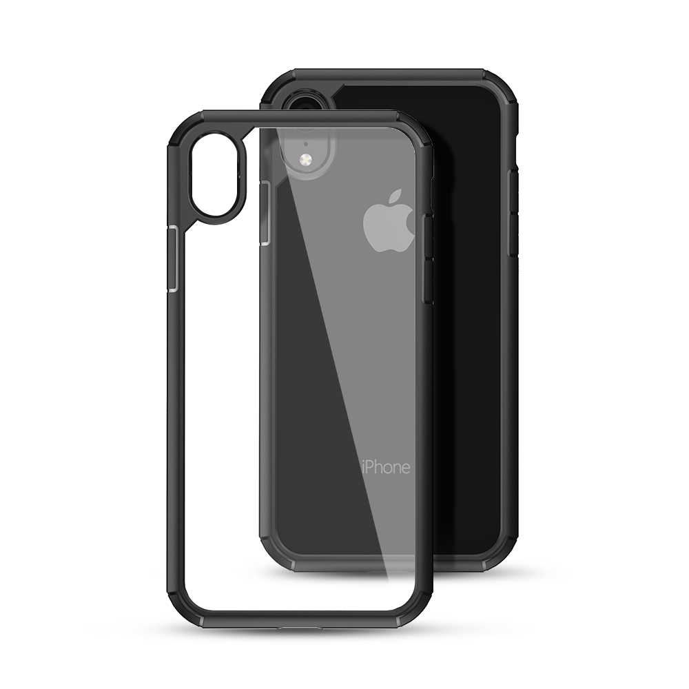 Heavy Duty Shockproof Slim Case Cover for Apple iPhone XR-Black