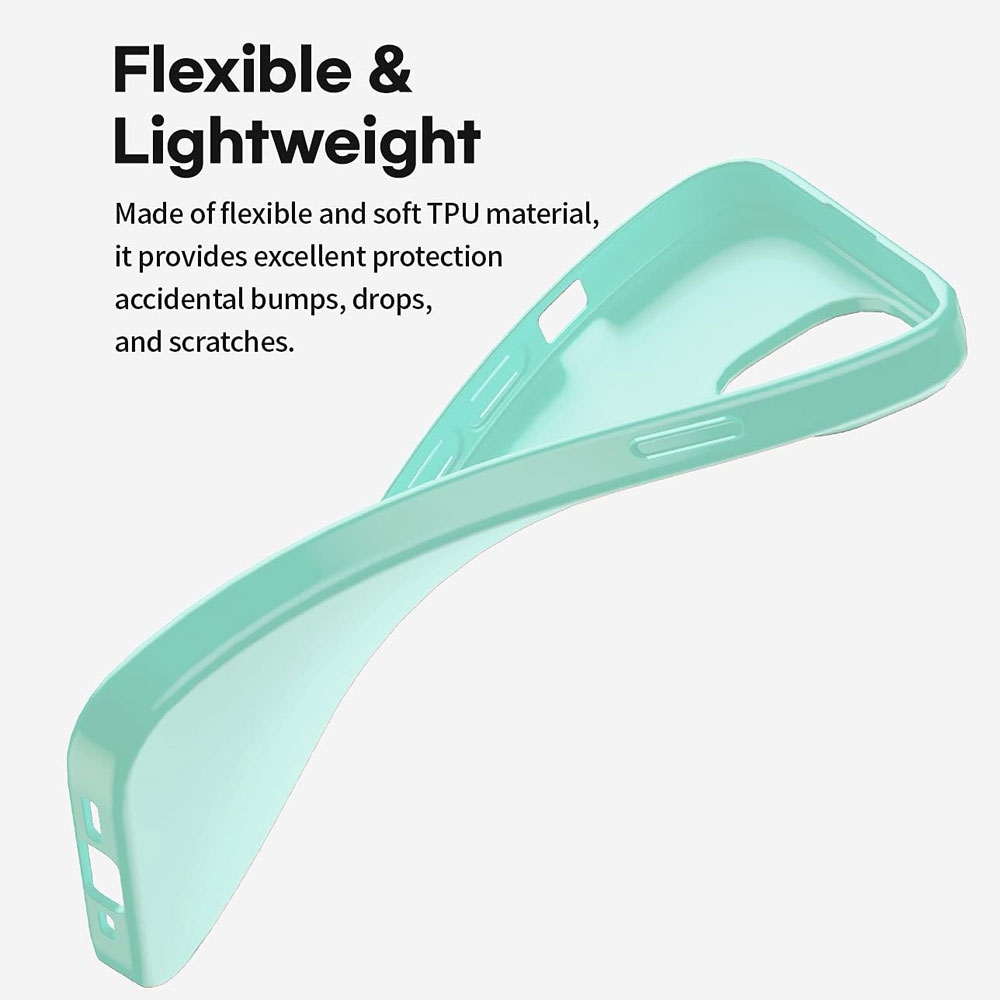 Mercury Soft Feeling Jelly Cover Case for iPhone 16 Pro Max-Mint