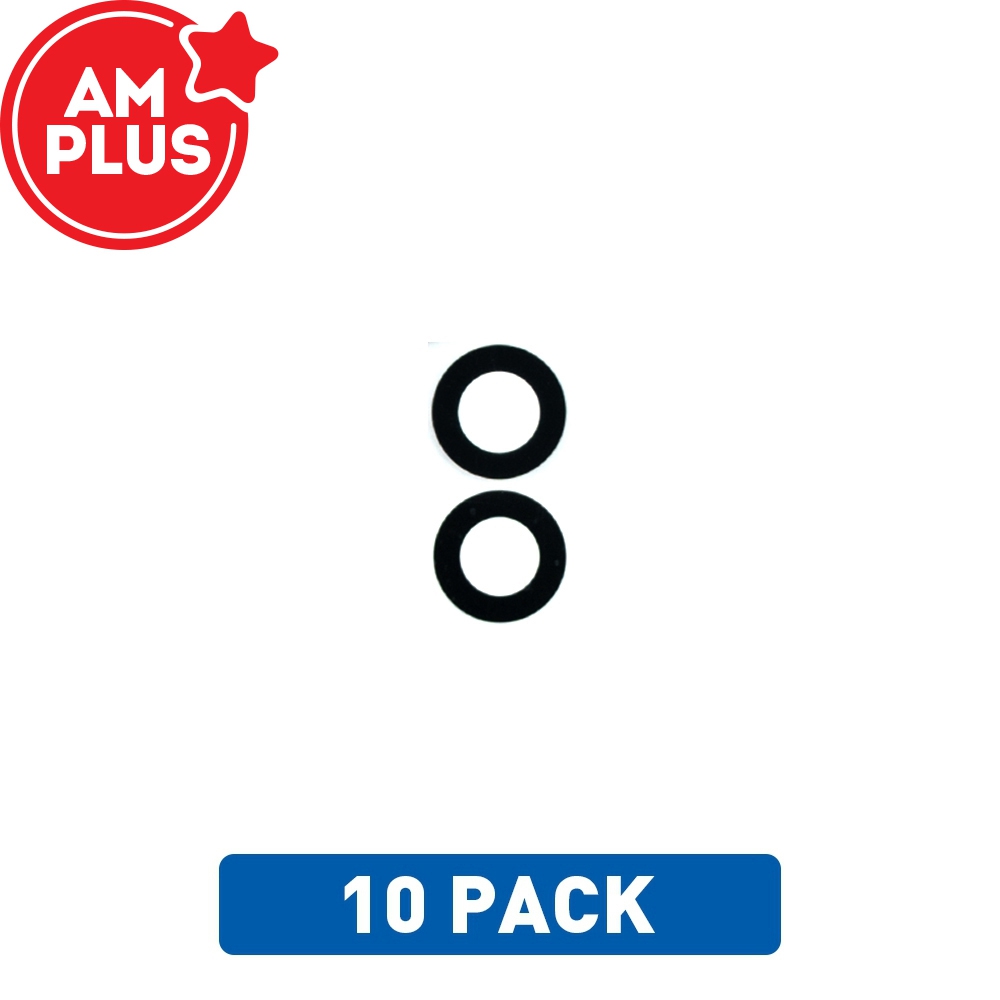 AMPLUS Rear Camera Lens Glass Only for iPhone 15 / 15 Plus (2 Pieces X 10 Pack)