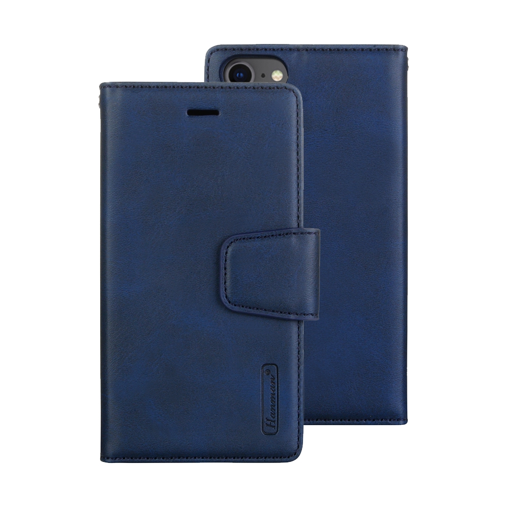Hanman 2 in 1 Detachable Magnetic Flip Leather Wallet Cover Case for iPhone 6 / 6S / 7 / 8 / SE (2020) / SE (2022)-Brown