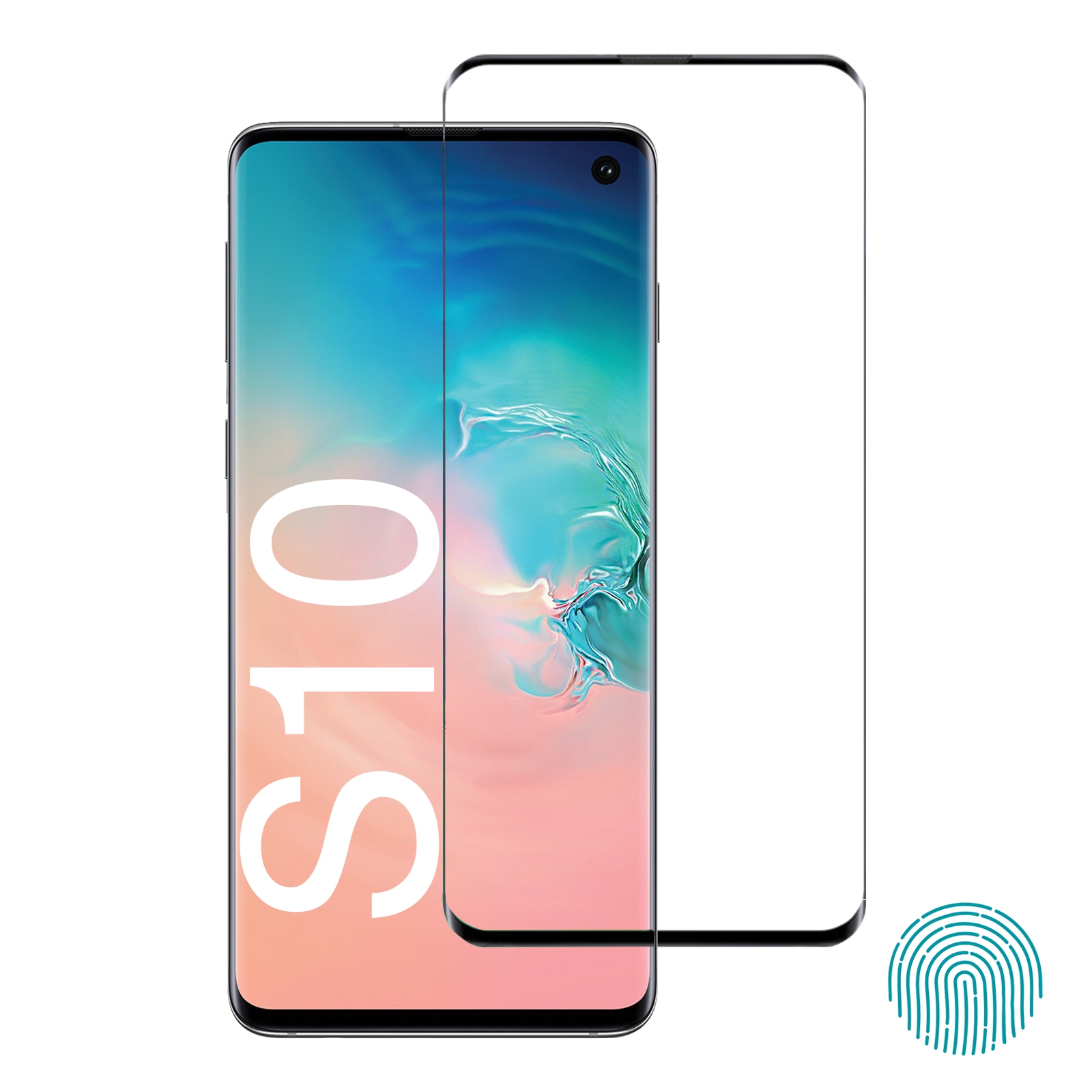 3D Full coverage Tempered Glass Screen Protector FINGERPRINT UNLOCK*Samsung Galaxy S10