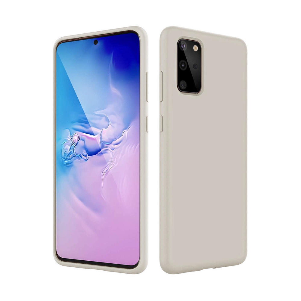 Liquid Silicone Case Cover for Samsung Galaxy S20 FE-Stone