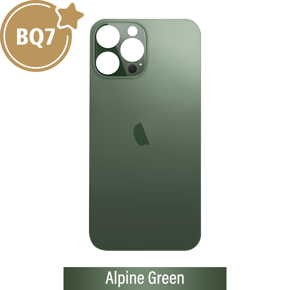 BQ7 Rear Glass With 3M Adhesive Replacement for iPhone 13 Pro-Alpine Green