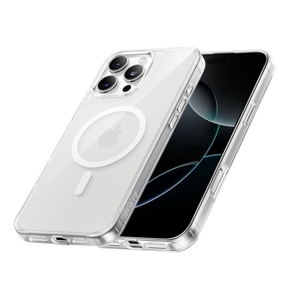iPhone 15 Anker MagGo Case Cover With Magnetic Ring (Clear)