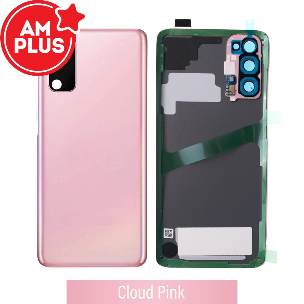 AMPLUS Rear Cover Glass For Samsung Galaxy S20 G980F-Cloud Pink