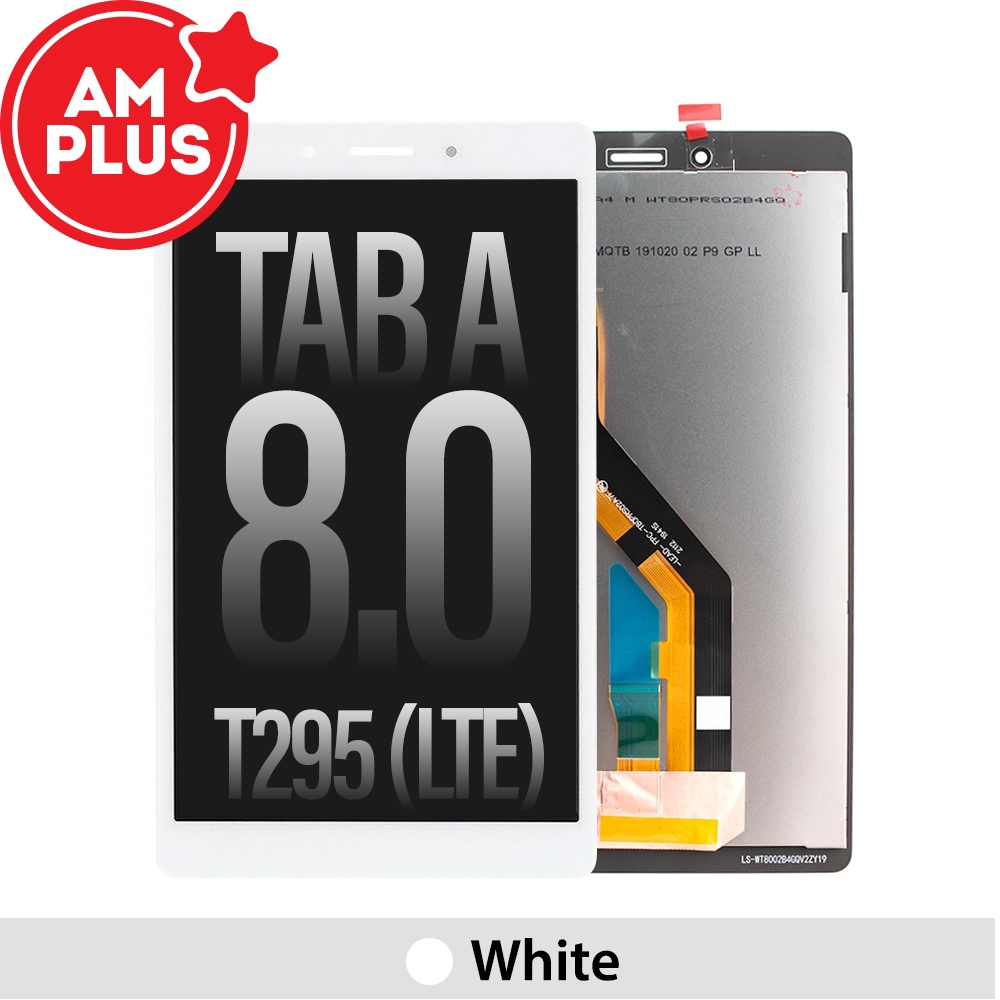 AMPLUS OLED Assembly Replacement (Big IC) for Samsung Galaxy Tab A 8.0 (2019) T295 (LTE)-White