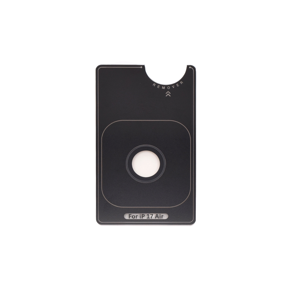 Kinglas Metal Ring HD Tempered Glass Camera Lens Protector Film iPhone 17 Air-Black