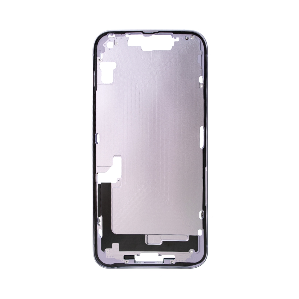 BQ7 Chassis Mid Frame Cover Replacement Assembly for iPhone 14 Plus-Purple (With SIM Tray Version)