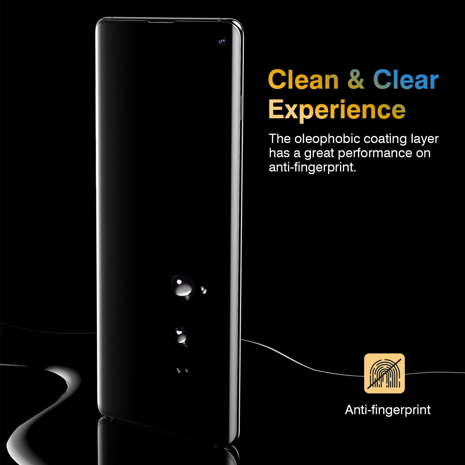 3D Full coverage Tempered Glass Screen Protector FINGERPRINT UNLOCK for Samsung Galaxy S10E