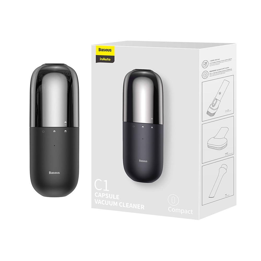Baseus C1 Capsule Vacuum Cleaner-Black