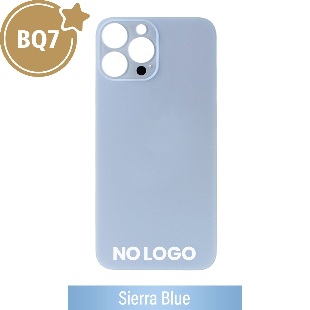BQ7 Rear Glass With 3M Adhesive Replacement for iPhone 13 Pro (NO LOGO)-Sierra Blue