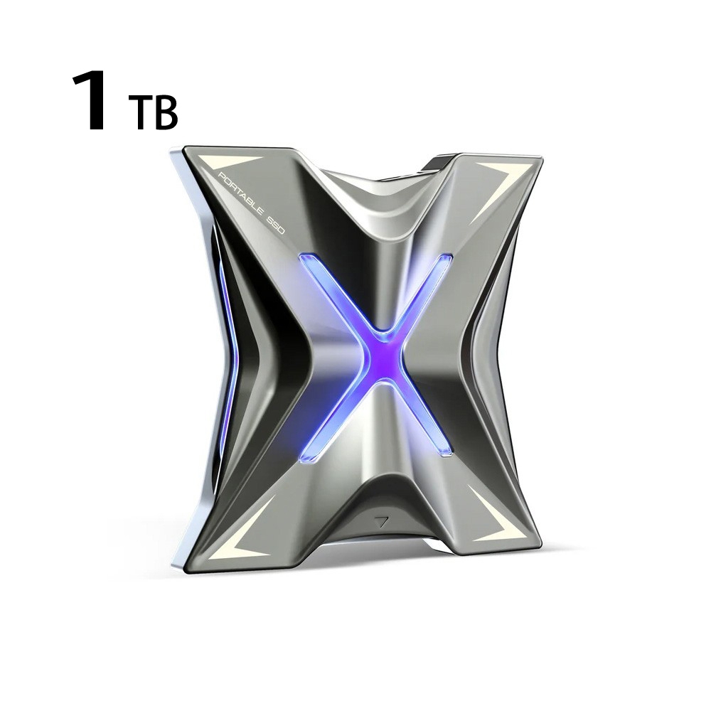MOVE SPEED Magnetic RX20 2000MB/s Read with RGB Streamer Light Portable SSD (YSPSRX20M-1TTG)