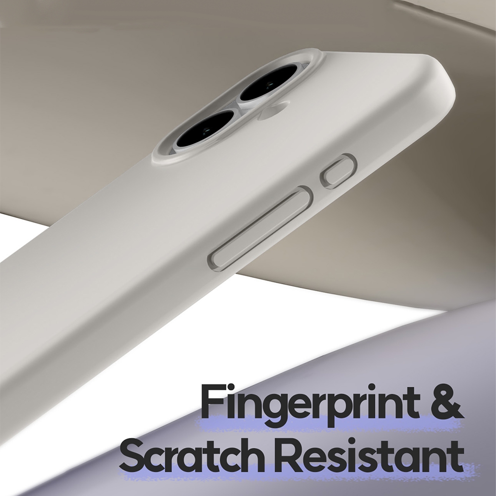 Mercury Silicone Cover Case for iPhone 17 Air-Stone