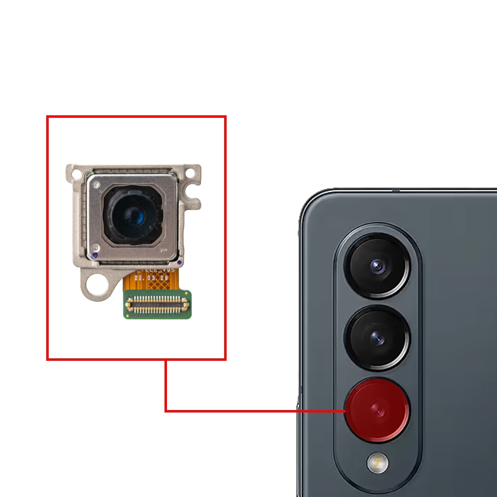 Rear Camera (10MP 3x Optical Zoom Telephoto) for Samsung Galaxy Z Fold4 5G F936B (PULL-A)