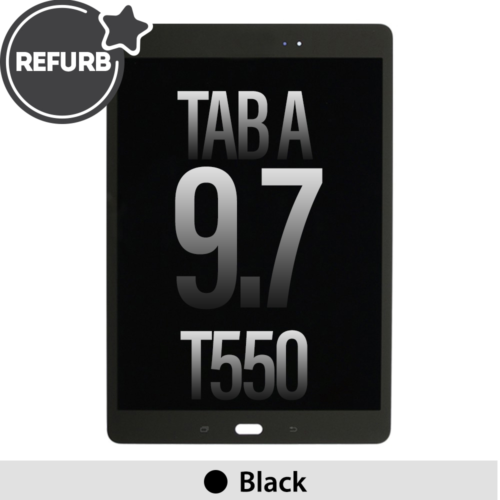 REFURB LCD Assembly Replacement for Samsung Galaxy Tab A 9.7" T550-Black