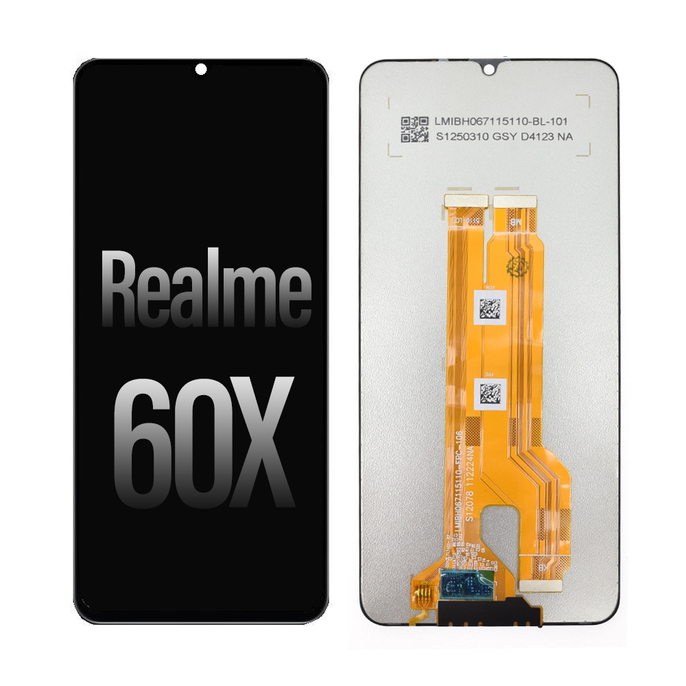 AMPLUS LCD Screen Digitizer Replacement for Realme Note 60x / Note 60 / C63 / C61 / N63