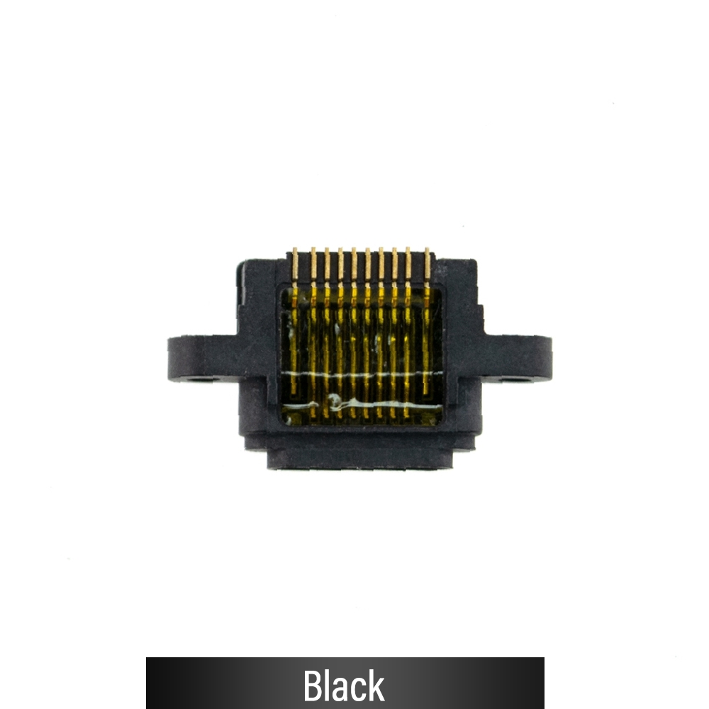 Charging Port Connector for iPad 5 (2017) / 6 (2018) / 10.2 (2019) / (2020) / (2021)-Black