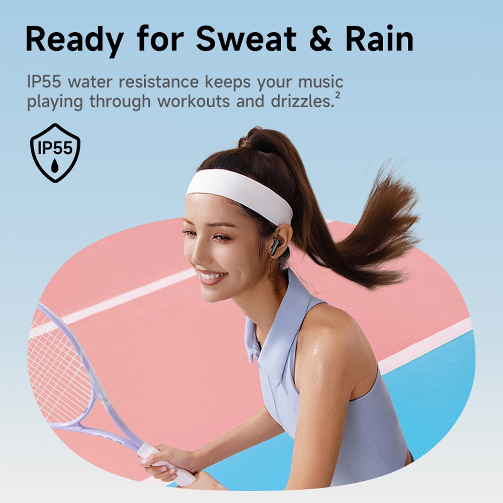 Baseus Bass BS2 Lite Wireless Earbuds-White