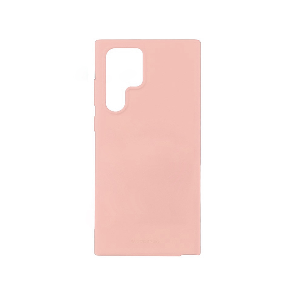 Mercury Silicone Cover Case for Samsung Galaxy S22 Ultra-Red