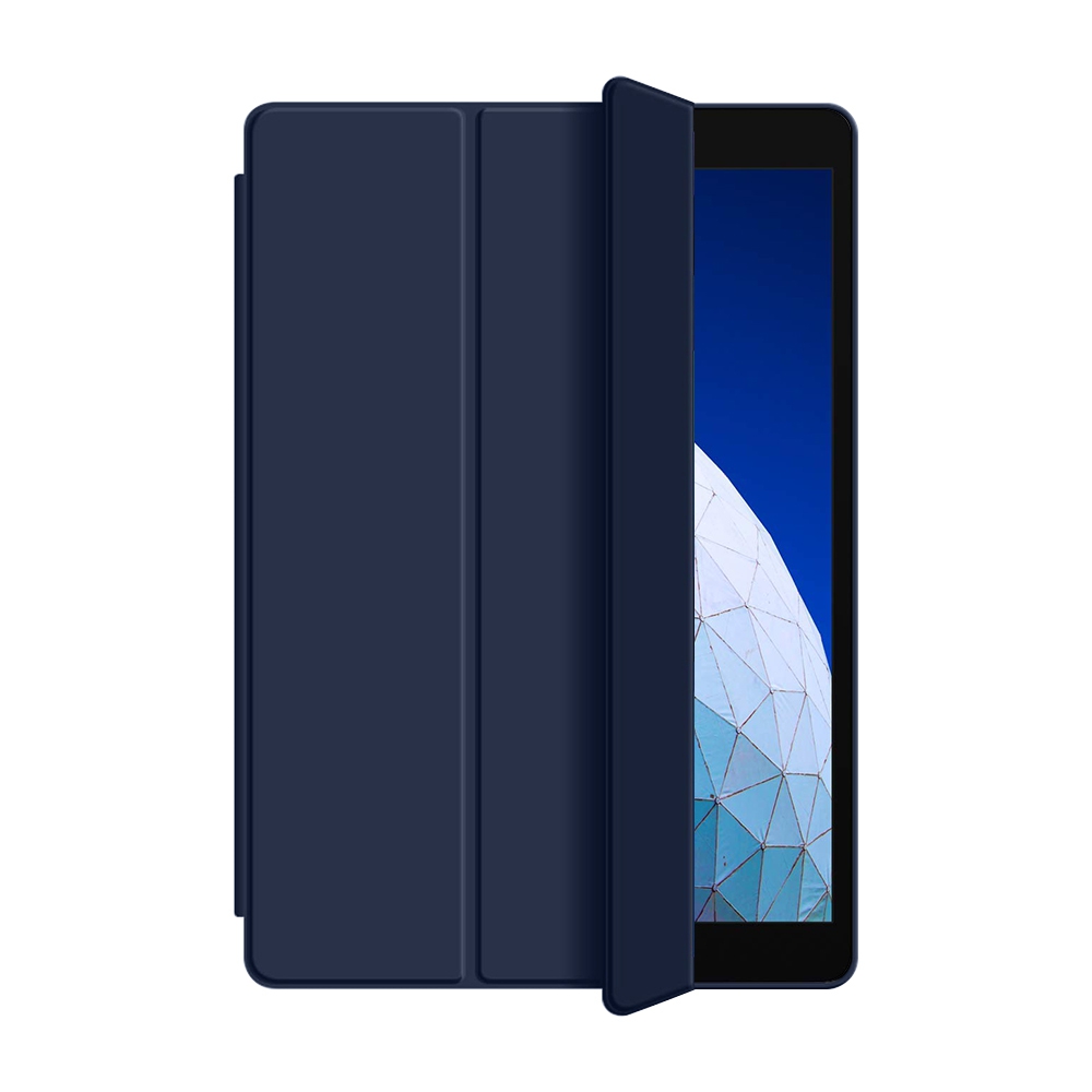 Soft TPU Back Shell Slim Cover Case with Auto Sleep / Wake for iPad Air 3 / Pro 10.5 (2017)-Grey