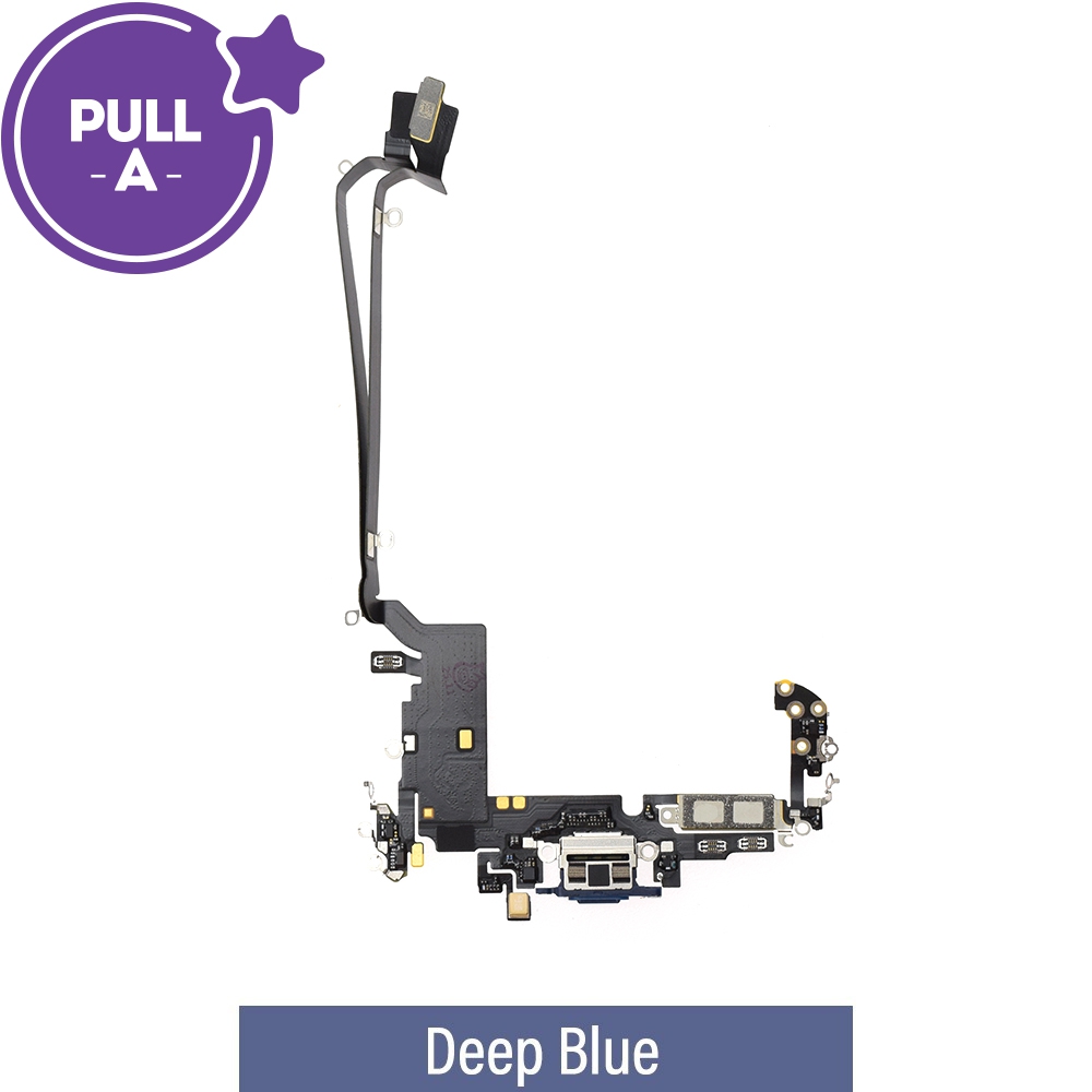 Charging Port for iPhone 17 Pro Max (Chinese/Nano-SlM Version) (PULL-A)-Deep Blue
