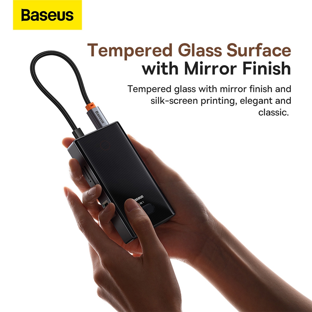 Baseus PioneerJoy 8-Port Type-C HUB Adapter (Type-C to HDMI4K@60Hz*1+USB3.0*2+USB2.0*1+PD*1+RJ45*1+SD/TF*1)