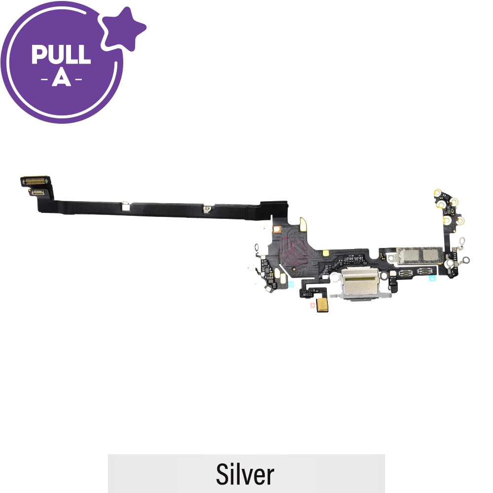 Charging Port for iPhone 17 Pro (US/eSIM Version) (PULL-A)-Silver 