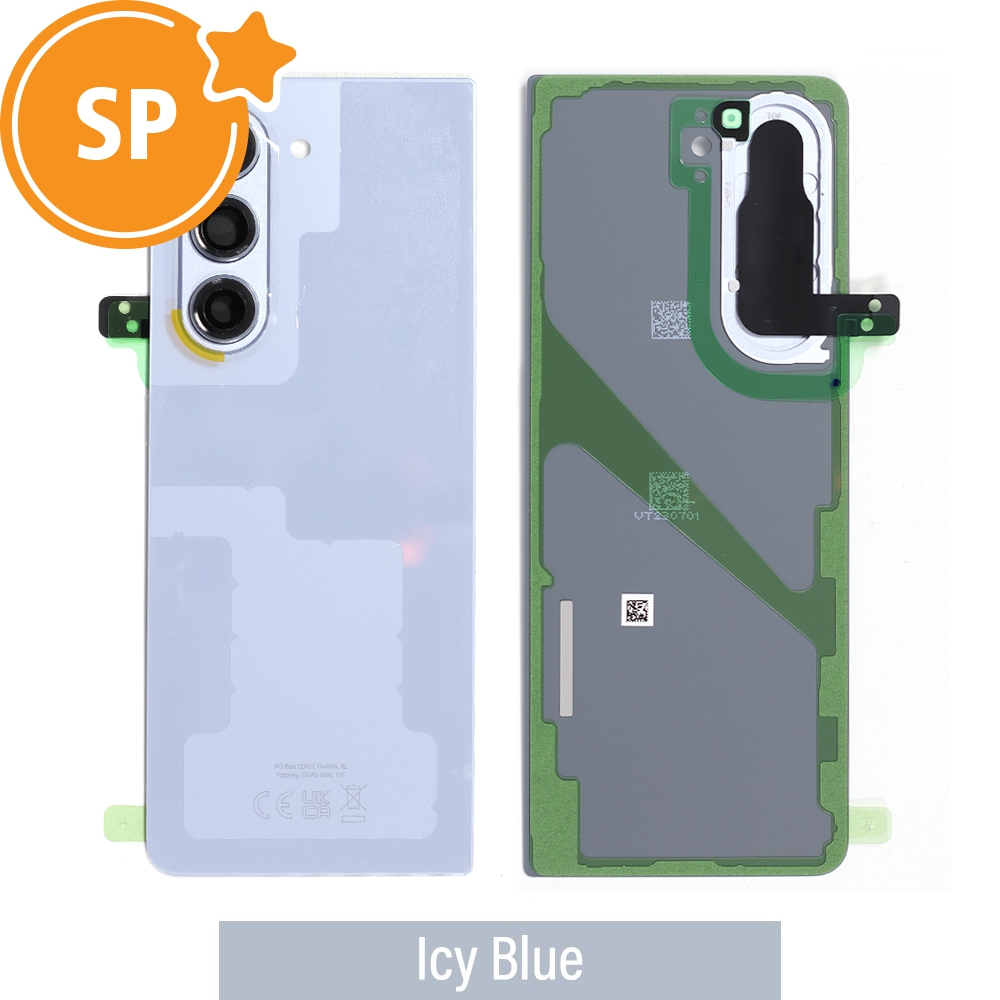 Rear Battery Cover For Samsung Galaxy Z Fold5 F946B GH82-31862C/GH98-48616C (Service Pack)-Icy Blue