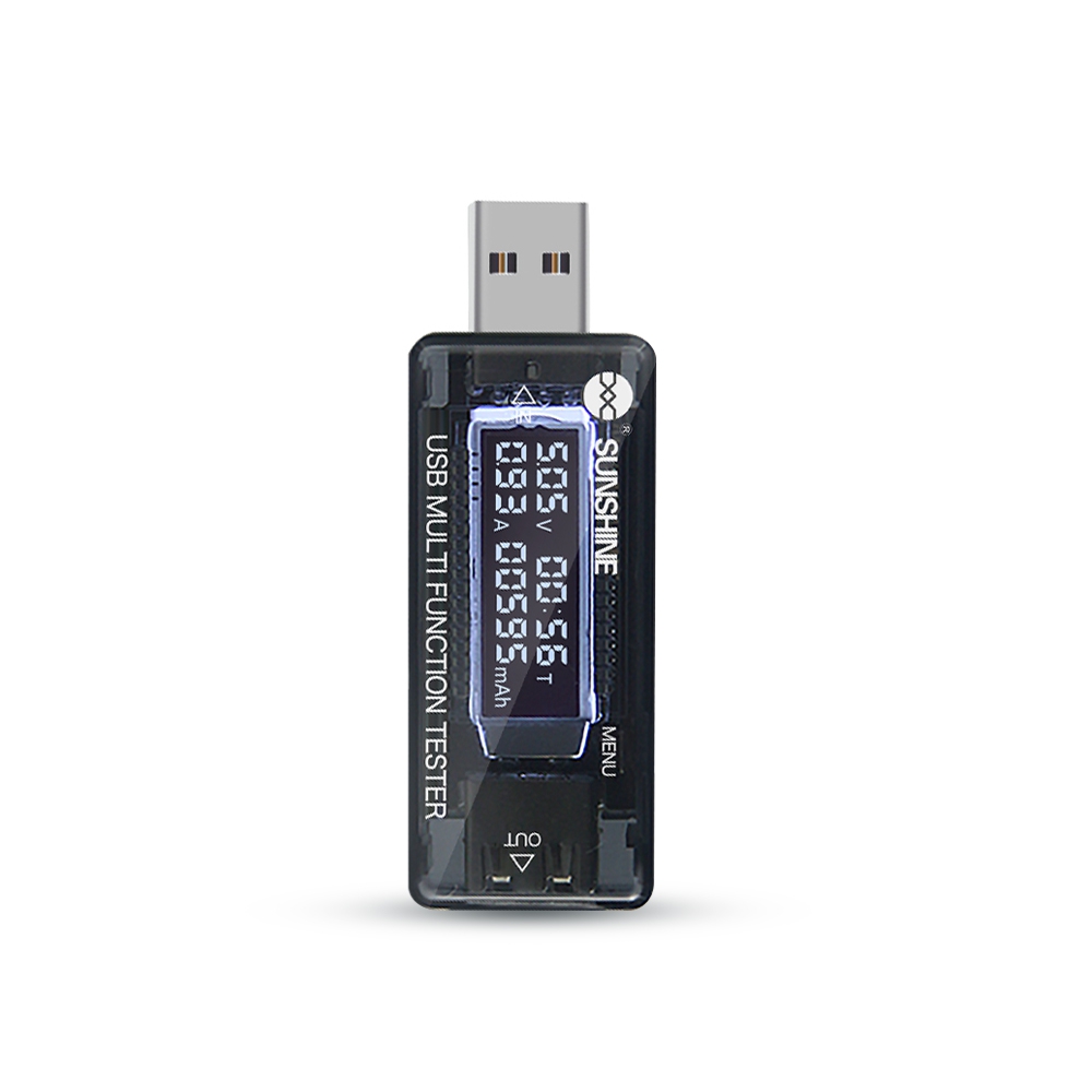 SUNSHINE SS-302A USB Intelligent Digital Display Detector (QC4.0)