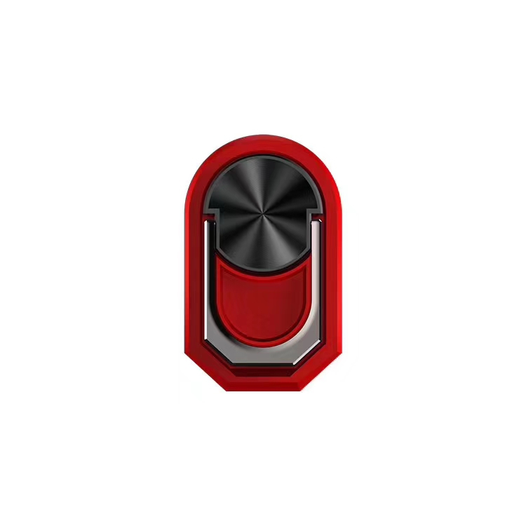 360 Degree Rotation Magentic Ring Phone Holder-Red