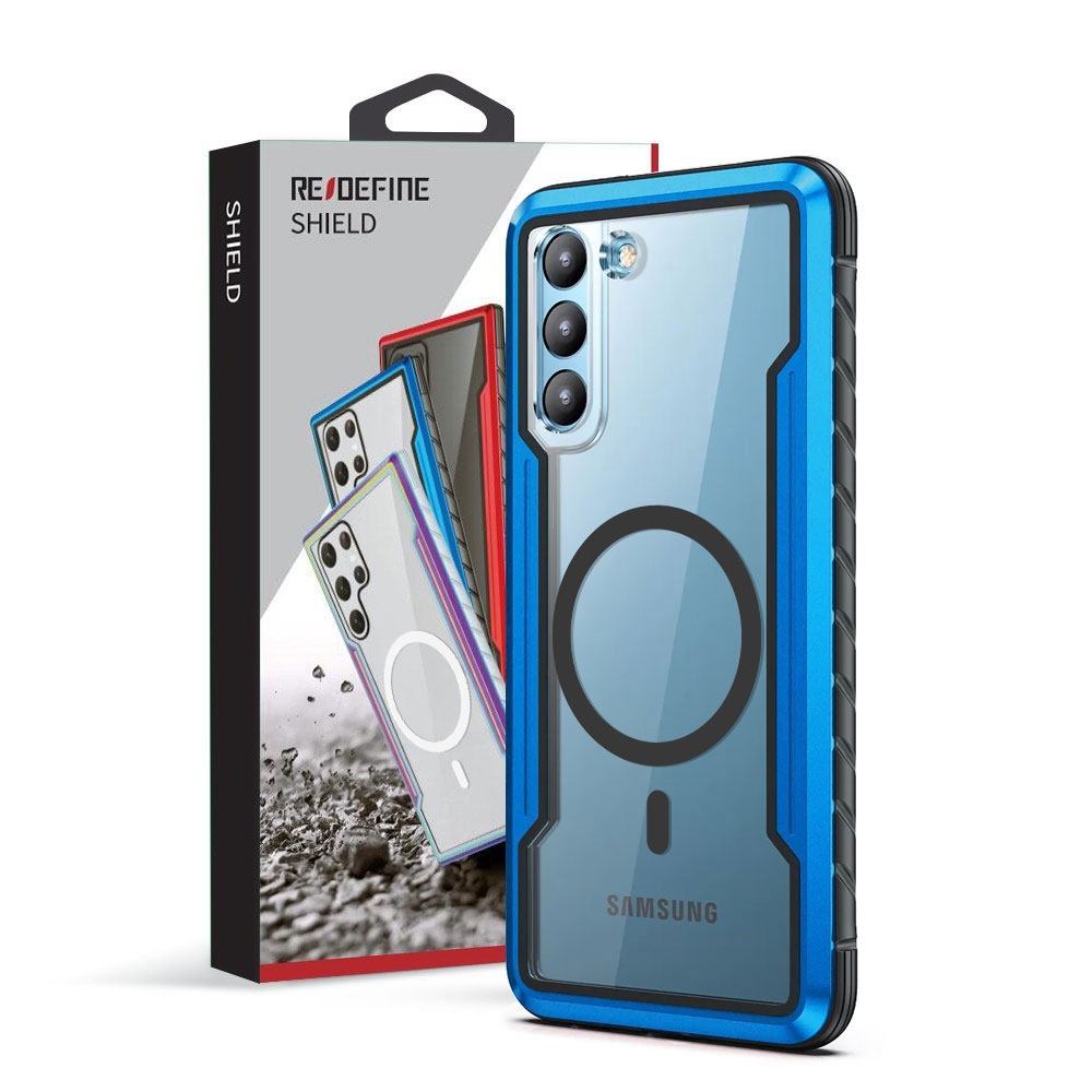 Re-Define Shield Shockproof Heavy Duty Armor Case Cover With Magnetic Ring for Samsung Galaxy S26-Bl