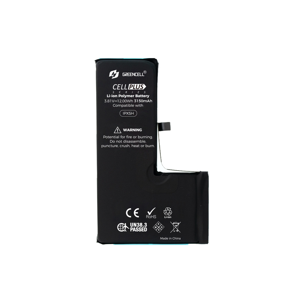 Greencell iPhone XS Replacement Battery with Adhesive Strips High Capacity 3150mAh (Original Chip Best Quality In The Market)