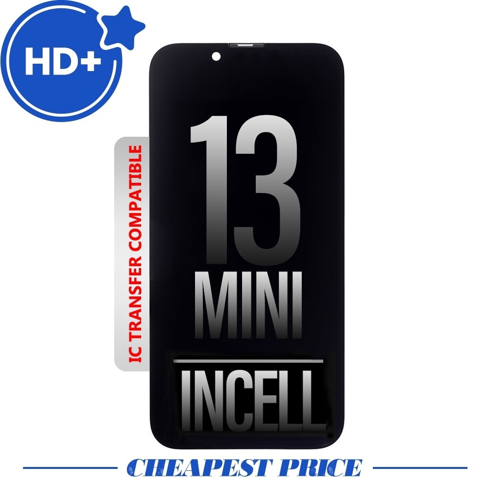 HD+ Display Incell LCD Assembly for iPhone 13 mini Screen Replacement (Compatible for IC chip transfer)