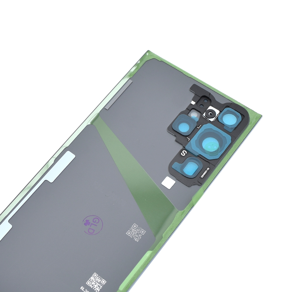 AMPLUS Rear Cover Glass for Samsung Galaxy S23 Ultra S918B-Sky Blue