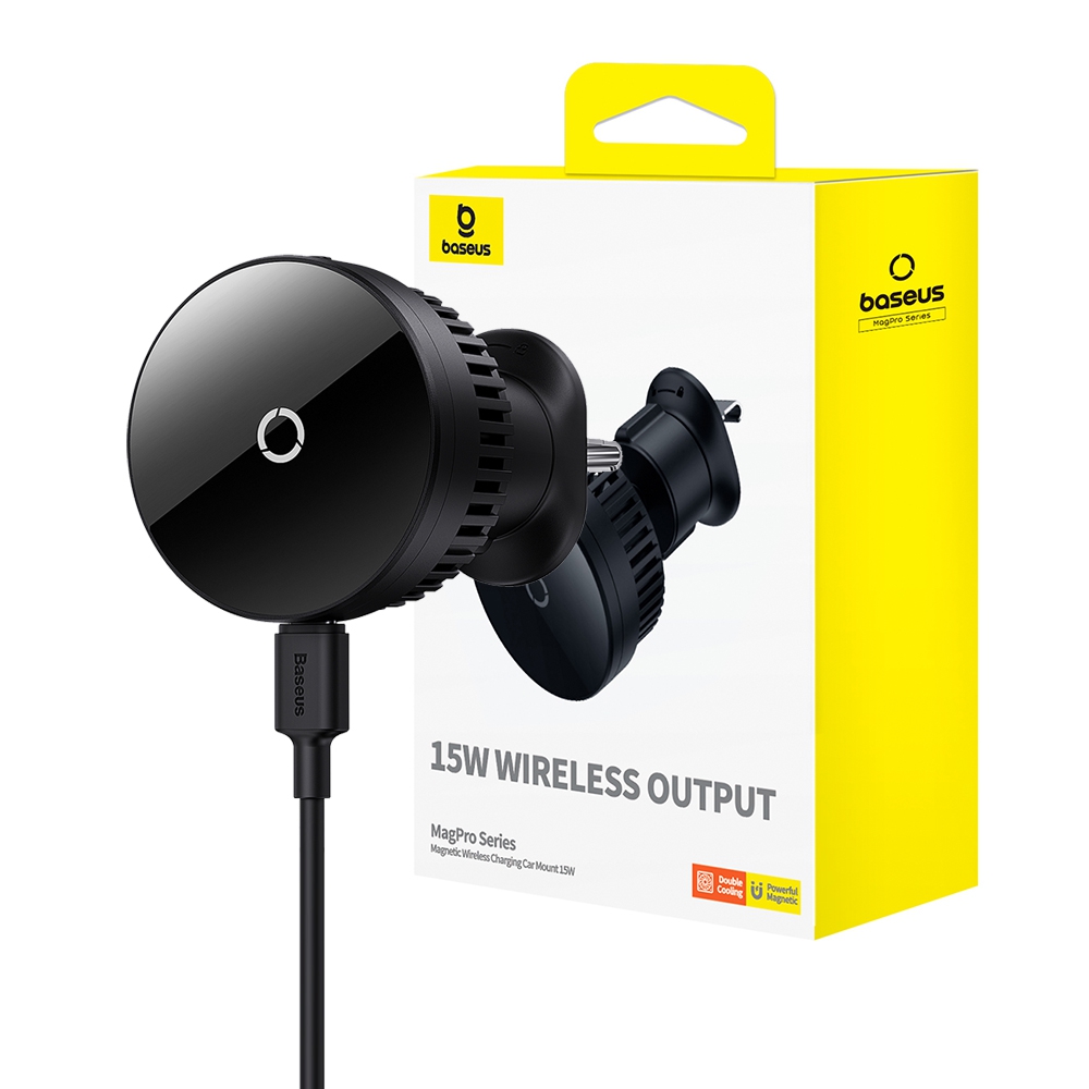 Baseus MagPro Series Magnetic Wireless Charging Car Mount 15W