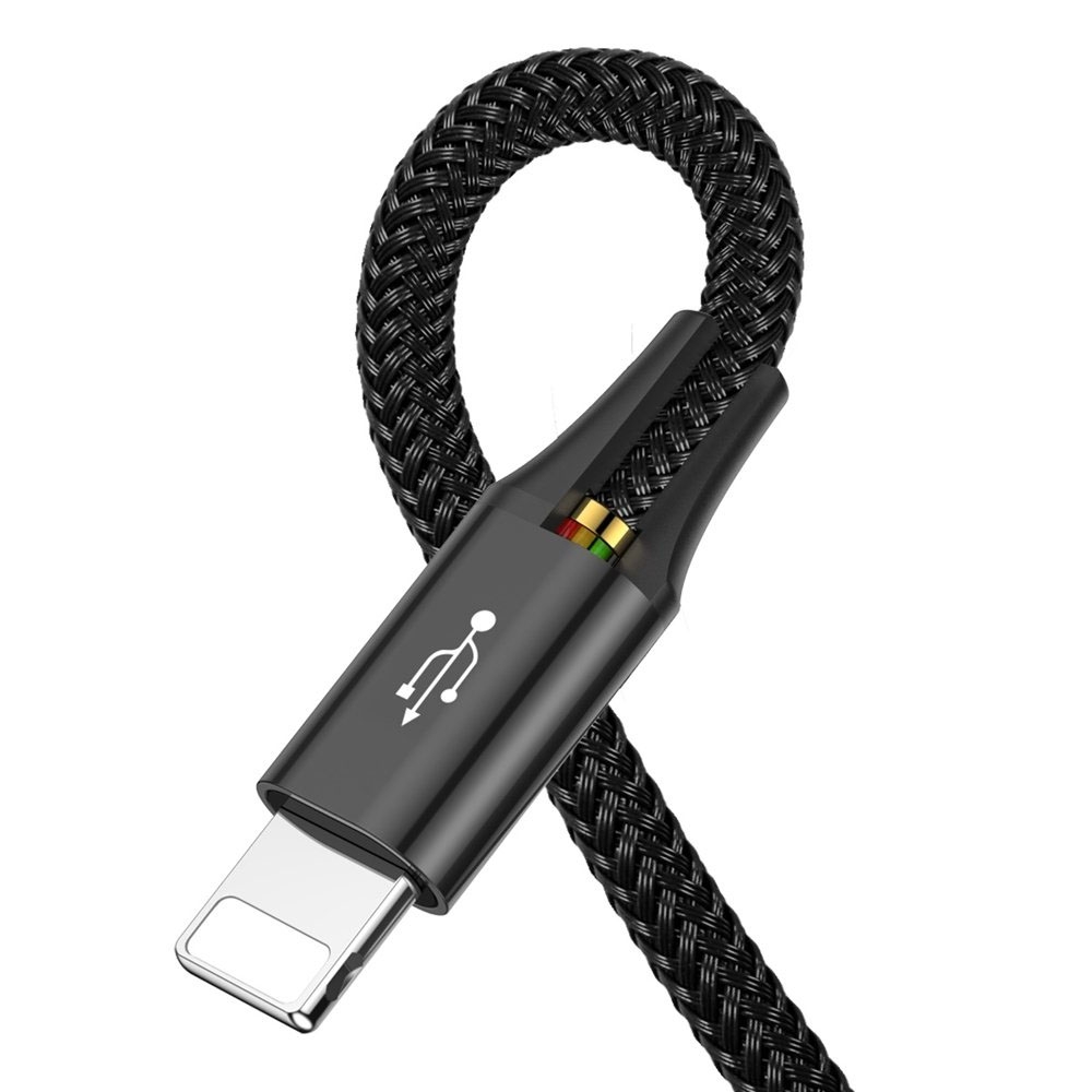 Baseus 4 in 1 Nylon Braided Cable (2 x Lightning / Type-C / Micro USB) 3.5A 1.2m (CA1T4-A01)-Black