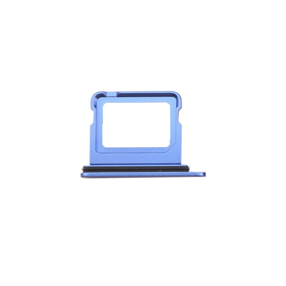 Dual SIM Card Tray and Side Button for iPhone 16 / 16 Plus-Ultramarine (Compatible with Single SIM Phones and Dual SIM Phones)