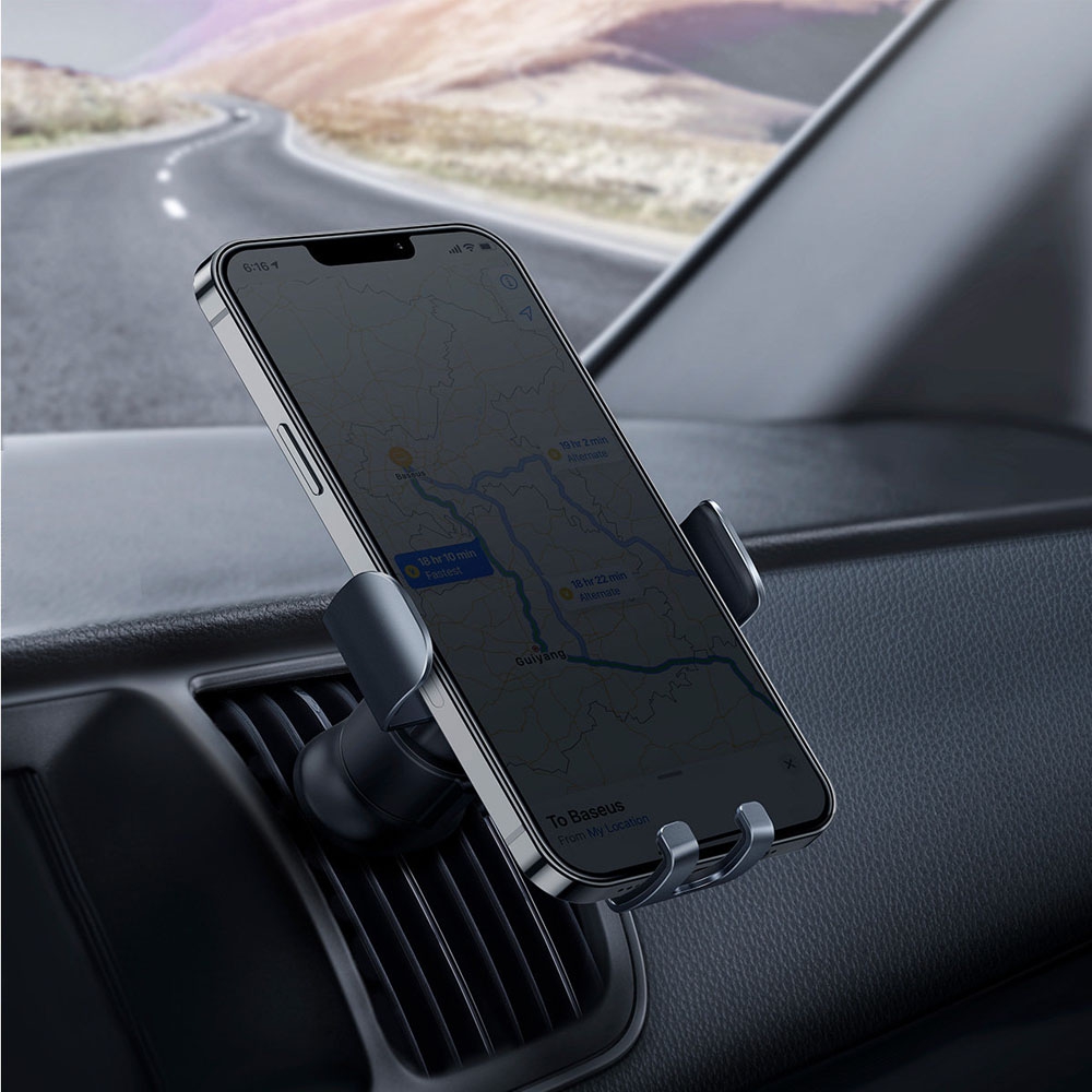 Baseus Metal AgeII Gravity Holder for Ventilation Grille-Dark Green